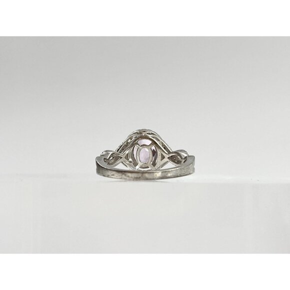 Amethyst & Multi CZ Gemstone 925 Sterling Silver Vintage Ring - sz 10.25 - Picture 9 of 16